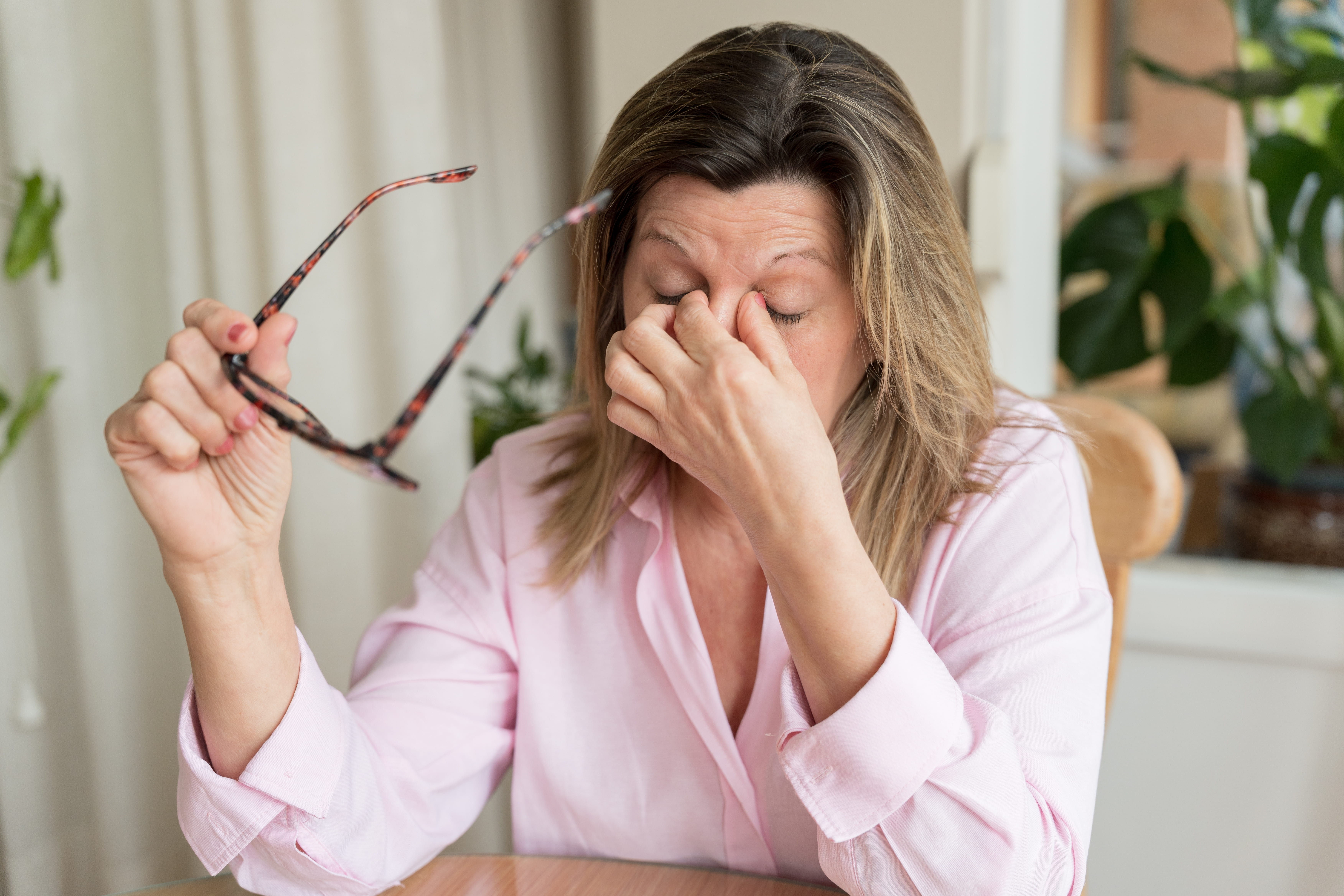 Eye fatigue and brain fog